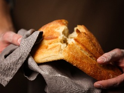 Хляб с квас, лимец и пълнозърнесто пшеничено брашно - снимка на рецептата